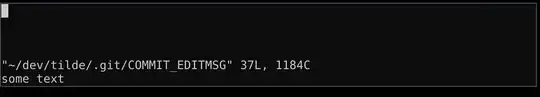 <code>git commit</code> broken view