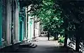 Pedestrian part of the district's Ivan Mazepa Avenue&nbsp;[uk]
