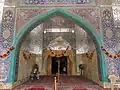 The doorway into the shrine