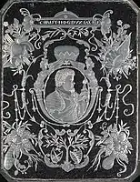Caspar Lehmann, plaque with a portrait of Christian II, Elector of Saxony, 1602 or 1606, Museum of Decorative Arts in Prague