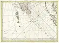 Rigobert Bonne's 1770 decorative map of southern India.