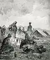 Soldiers of the Alpenkorps at the bivouac, 1916-1917