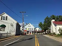 The center of town