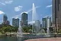 Water fountain on Symphony Lake