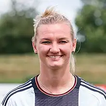 Popp with Germany in 2023