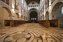 The abbey church of the Trappist monks of Rochefort