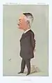 Caricature of Savage-Landor by "Astz" in the magazine Vanity Fair, 1913