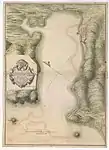 A Plan of the Town, Harbour and Fortifications of Porto Bello, 1742.