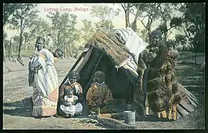 Image 22Historical image of Aboriginal Australian women and children, Maloga, New South Wales around 1900 (in European dress) (from Aboriginal Australians)