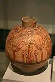 Pot from Faras; 300 BC – 350 AD; terracotta; height: 18 cm; Egyptian Museum of Berlin (Germany)