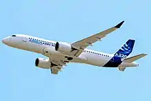 The A220-300 is the largest variant with a 3.7&nbsp;m (12&nbsp;ft) longer fuselage than A220-100.