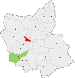 Location of Ajab Shir County in East Azerbaijan province