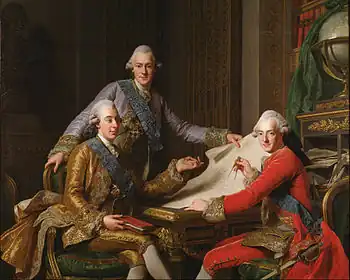 King Gustav III of Sweden and his Brothers  (1771)