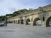 The Roman aqueduct at Torrecuevas near the source of the Rio Verde about 4&nbsp;km (2&nbsp;mi) north of Almuñécar