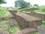 Ruins of the North West gate of Sisupalgarh
