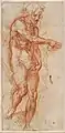 Study for St John the Baptist by Andrea del Sarto (c. 1517)