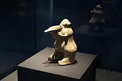 Ancient pottery from Bābā Jān Tepe, around 750 BC