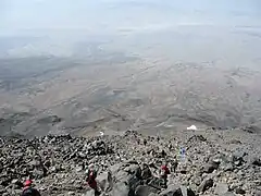 Ararat, Climbing route at 4700&nbsp;m