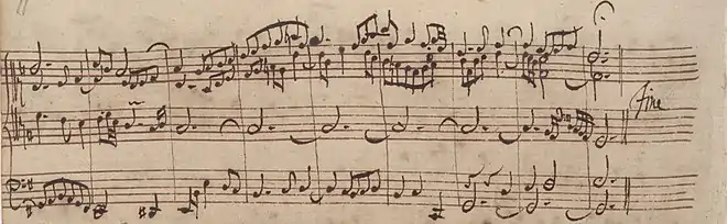 Coda of BWV&nbsp;653