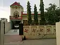 House Budha Khera, Kaithal, Haryana. Wall art using modern paint.