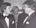 Bernard Le Grelle with Robert Sargent Shriver, husband of Eunice Kennedy Shriver and brother-in-law of President John F. Kennedy.