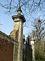 Pillars on the main gate