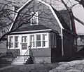 Gambrel roof seen on a Toledo, Ohio East Toledo home in approximately 1937