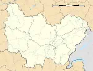 Choux is located in Bourgogne-Franche-Comté