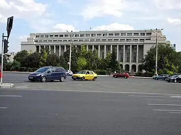 The Victoria Palace in Victory Square by Duiliu Marcu (1940)