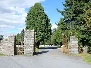 Calvary Hill Cemetery.