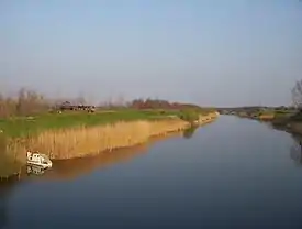 Canal Danube-Tisa-Danube near the village of Rumenka, close to Novi Sad