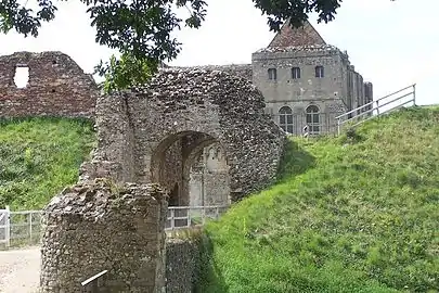 Senior visitors would have passed over the bridge&nbsp;...