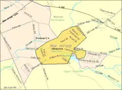 Census Bureau map of Allentown, New Jersey
Interactive map of Allentown, New Jersey
