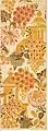 Christopher Baudouin, design for woven silk textile, 1707. Victoria and Albert Museum.
