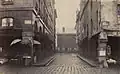 From rue du Contrat-Social to rue de la Tonnellerie.