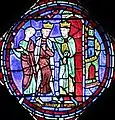Charlemagne and Constantine, on the Vitrail de Charlemagne&nbsp;[fr]