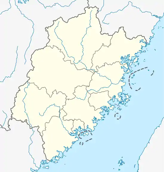 Jinjiang, Quanzhou is located in Fujian