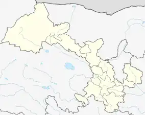 Jinchang is located in Gansu