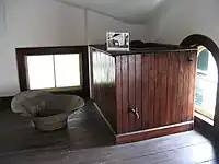 The Cistern and Washbasin Located on the Top Floor of the Bellamy Mansion.