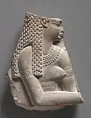 Double-sided votive relief; c.&nbsp;305 BC; limestone; 8.3 × 6.5 × 1.4&nbsp;cm; Cleveland Museum of Art (Cleveland, Ohio, US)