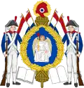 Coat of Arms of French Mauritius from 1792 to 1804.