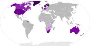 Countries by percentage of Protestants in 1938.