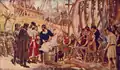 "John II inspects the Construction of the Naus"