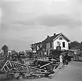Provisionally repaired bridge (1945)