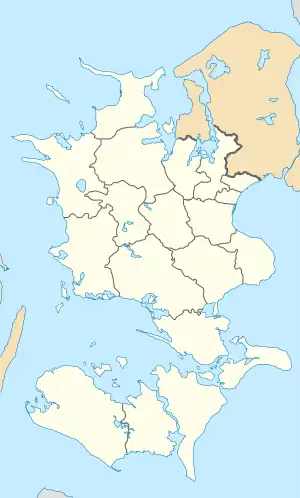 Sorø is located in Denmark Region Zealand