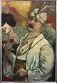 "Self Portrait in a Turban", oil painting, ca. 1925