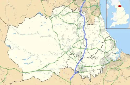 Muggleswick is located in County Durham