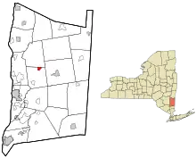 Location of Salt Point, New York