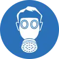 Respiratory equipment must be worn