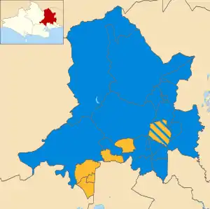 2007 results map